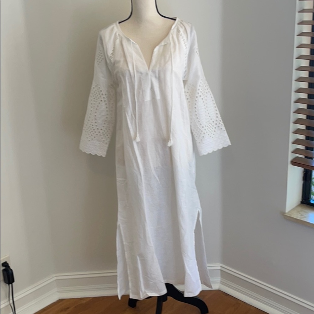 J Crew linen/cotton blend cover up